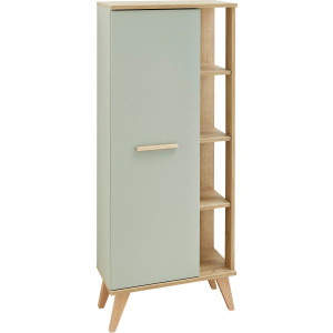 Saphir Halfhoge kast Quickset 963 Badkamer-halfhoge kast inclusief deurdemper, grepen in hout