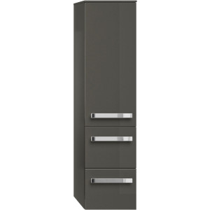 Saphir Halfhoge kast Serie 4005 badkamerkast 30 cm breed, 1 deur, 2 lades, incl. deurdemper