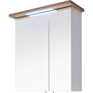 Saphir Spiegelkast Quickset 923/947 inclusief ledverlichting, deurdemper, stopcontact met schakelaar