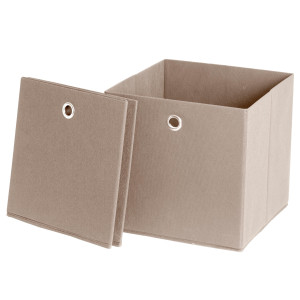 Schildmeyer Opvouwbare box Box set van 2 met fleece hoes