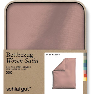 Schlafgut Dekbedovertrek Woven Satin bijzonder dicht geweven, mix & match: bijpassende kussenhoes verkrijgbaar (1 stuk)