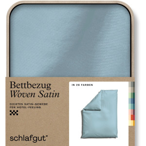 Schlafgut Dekbedovertrek Woven Satin bijzonder dicht geweven, mix & match: bijpassende kussenhoes verkrijgbaar (1 stuk)