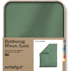 Schlafgut Dekbedovertrek Woven Satin bijzonder dicht geweven, mix & match: bijpassende kussenhoes verkrijgbaar (1 stuk)