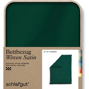 Schlafgut Dekbedovertrek Woven Satin bijzonder dicht geweven, mix & match: bijpassende kussenhoes verkrijgbaar (1 stuk)