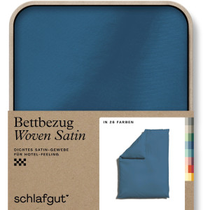 Schlafgut Dekbedovertrek Woven Satin bijzonder dicht geweven, mix & match: bijpassende kussenhoes verkrijgbaar (1 stuk)