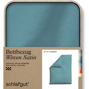 Schlafgut Dekbedovertrek Woven Satin bijzonder dicht geweven, mix & match: bijpassende kussenhoes verkrijgbaar (1 stuk)