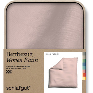 Schlafgut Dekbedovertrek Woven Satin bijzonder dicht geweven, mix & match: bijpassende kussenhoes verkrijgbaar (1 stuk)