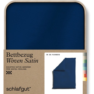 Schlafgut Dekbedovertrek Woven Satin bijzonder dicht geweven, mix & match: bijpassende kussenhoes verkrijgbaar (1 stuk)