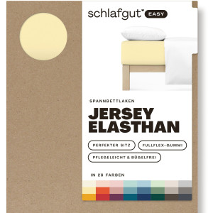 Schlafgut Hoeslaken EASY jersey elastaan MADE IN GREEN by OEKO-TEX (1 stuk)