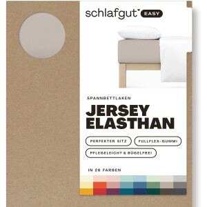 Schlafgut Hoeslaken EASY jersey elastaan MADE IN GREEN by OEKO-TEX (1 stuk)