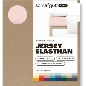 Schlafgut Hoeslaken EASY jersey elastaan MADE IN GREEN by OEKO-TEX (1 stuk)