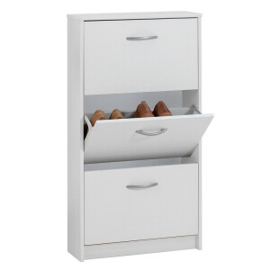 Schoenenkast Step 104 cm hoog in wit