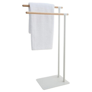Sealskin Brix Handdoekrek Metaal/Hout Wit 362473210