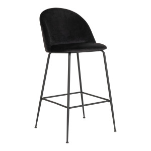 Set van 2 barkrukken Lausanne velvet | House Nordic