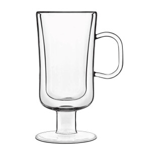 Set van 2 dubbelwandige Irish Coffee glazen | Luigi Bormioli