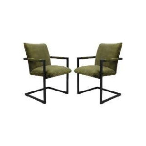 Set van 2 eetkamerstoelen Boston velvet | HSM Collection