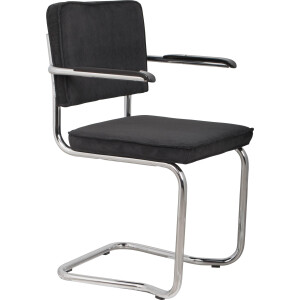 Set van 2 eetkamerstoelen Ridge Rib Kink | Zuiver