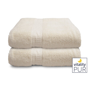 Set van 2 handdoeken Zand | Vitality Pur