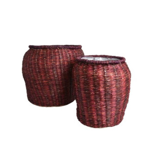 Set van 2 handgemaakte opbergmanden Ry | D&M Deco