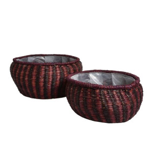 Set van 2 handgemaakte opbergmanden Ry | D&M Deco