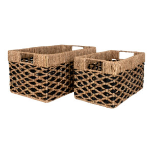 Set van 2 opbergmanden Salat zeegras | House Nordic