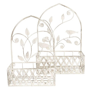 Set van 2 plantenhouders Ailfrid | Clayre & Eef