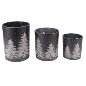 Set van 3 waxinelichthouders Ollaneg | Clayre & Eef
