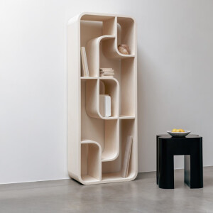 Zuiver Wandkast 'Seven' Eikenhout,160 x 60cm, kleur Beige