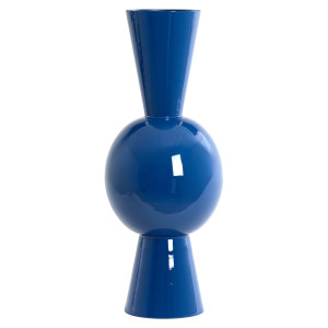 Light & Living Vaas 'Chedi' 75cm, kleur Kobalt blauw