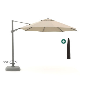 Shadowline Austin zweefparasol ø 350cm - Laagste prijsgarantie!