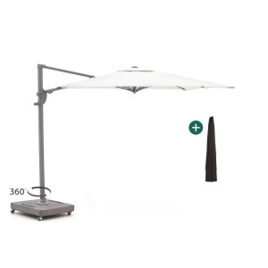 Shadowline Francisco zweefparasol 260x260cm - Laagste prijsgarantie!