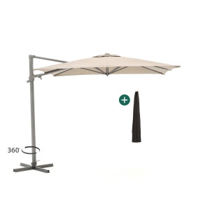 Shadowline Francisco zweefparasol 260x260cm - Laagste prijsgarantie!