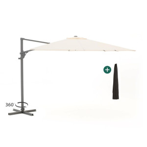 Shadowline Francisco zweefparasol 300x300cm - Laagste prijsgarantie!