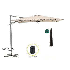 Shadowline Francisco zweefparasol 300x300cm - Laagste prijsgarantie!