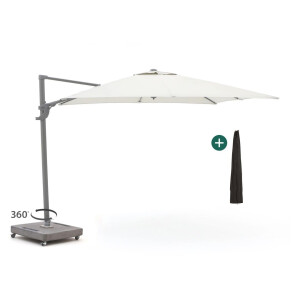 Shadowline Francisco zweefparasol 300x300cm - Laagste prijsgarantie!