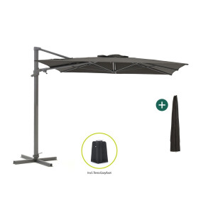 Shadowline Francisco zweefparasol 300x300cm - Laagste prijsgarantie!