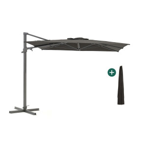 Shadowline Francisco zweefparasol 300x300cm - Laagste prijsgarantie!