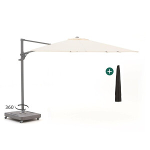 Shadowline Francisco zweefparasol 300x300cm - Laagste prijsgarantie!