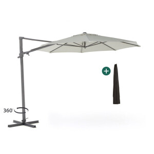 Shadowline Francisco zweefparasol ø 330cm - Laagste prijsgarantie!