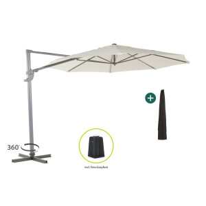Shadowline Francisco zweefparasol ø330cm - Laagste prijsgarantie!
