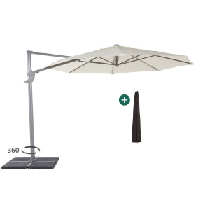 Shadowline Francisco zweefparasol ø330cm - Laagste prijsgarantie!