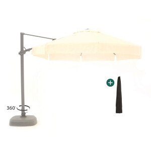 Shadowline Miami zweefparasol ø 350cm - Laagste prijsgarantie!