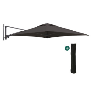 Shadowline muurparasol 200x200cm - Laagste prijsgarantie!