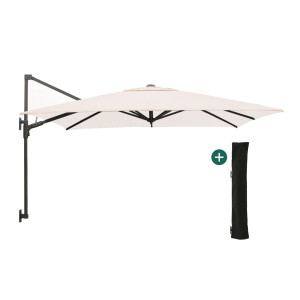 Shadowline muurparasol 250x250cm - Laagste prijsgarantie!