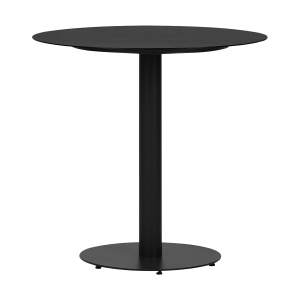 Sieb metalen tuintafel zwart - Ø70 x 72 cm