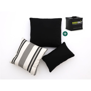 Sierkussen set Timeless Stripe Black - Laagste prijsgarantie!