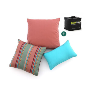 Sierkussen set Timeless Stripe Marsala - Laagste prijsgarantie!