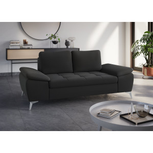 sit&more 2-zitsbank Latigo met hoogwaardige metalen voetjes
