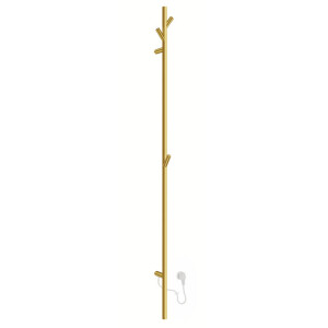 Smedbo Dry Handdoekradiator - 10.7x172x8cm - ophangen - RVS Mat messing FV710S