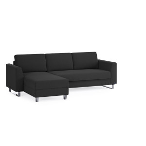 BRUNO Slaapbank 140cm in Antraciet